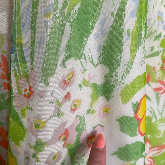 Vintage 1970s Spring Floral Maxi Dress Sundress - Picture 6 of 12